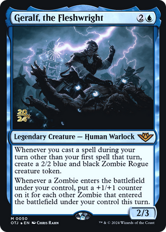 Geralf, the Fleshwright [Outlaws of Thunder Junction Prerelease Promos]