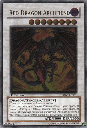 Red Dragon Archfiend [TDGS-EN041] Ultimate Rare