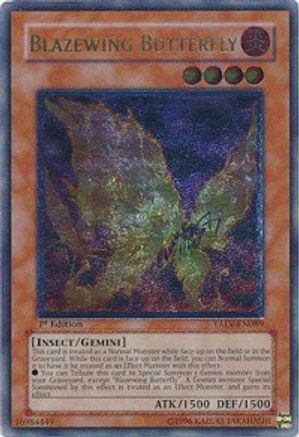 Blazewing Butterfly [TAEV-EN089] Ultimate Rare