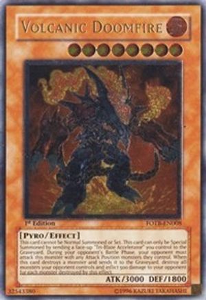 Volcanic Doomfire [FOTB-EN008] Ultimate Rare