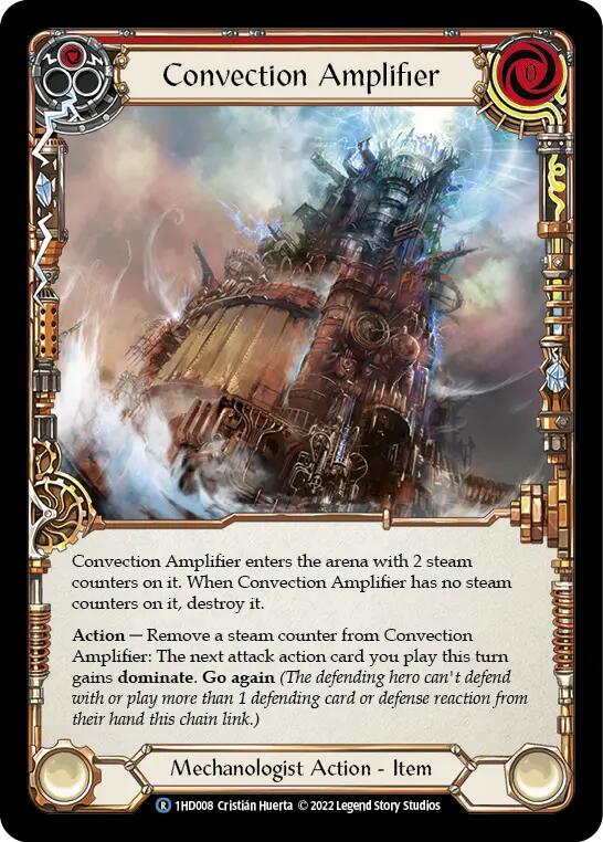 Convection Amplifier (Red) [1HD008] (History Pack 1 Dash Blitz Deck)