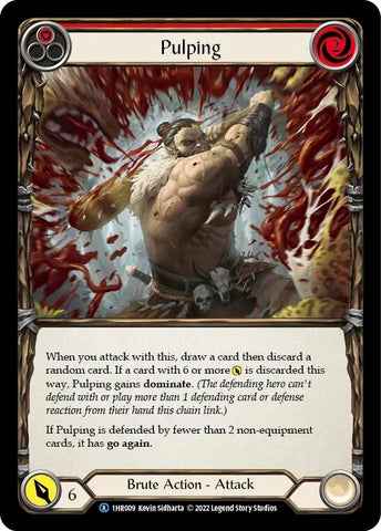 Pulping (Red) [1HR009] (Historic Pack 1 Blitz Deck Rhinar)
