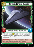 Republic Defense Carrier (098/257) (098/257) [Twilight of the Republic]