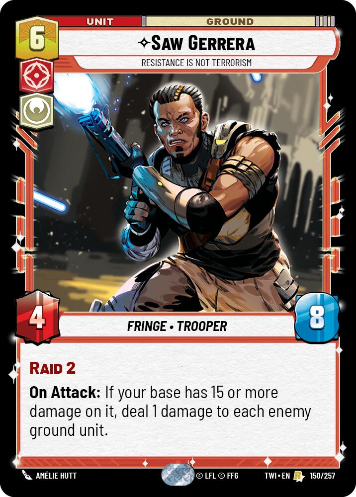 Saw Gerrera - Resistance is Not Terrorism (150/257) (150/257) [Twilight of the Republic]