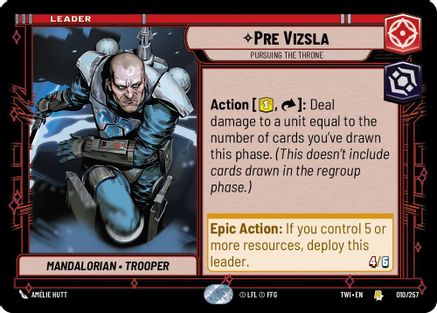 Pre Vizsla - Pursuing the Throne (010/257) (010/257) [Twilight of the Republic]