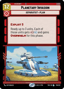Planetary Invasion (178/257) (178/257) [Twilight of the Republic]