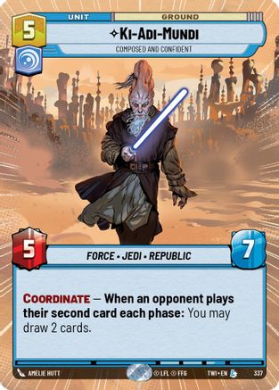 Ki-Adi-Mundi - Composed and Confident (337) (Hyperspace) (337) [Twilight of the Republic]
