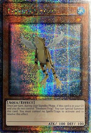 Treeborn Frog (Quarter Century Secret Rare) [RA03-EN161] Quarter Century Secret Rare