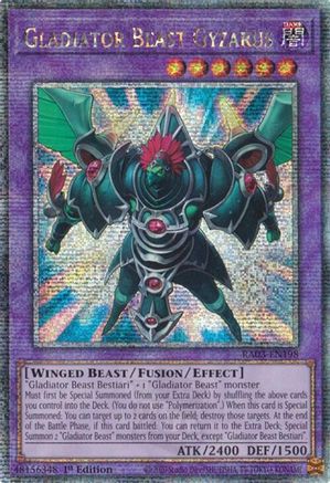 Gladiator Beast Gyzarus (Quarter Century Secret Rare) [RA03-EN198] Quarter Century Secret Rare