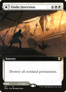 Ondu Inversion // Ondu Skyruins (Extended Art) [Zendikar Rising]