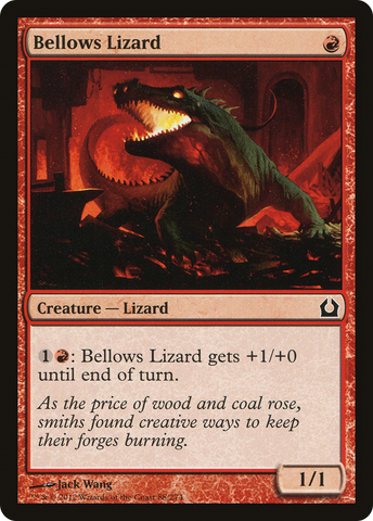 Bellows Lizard [Return to Ravnica]