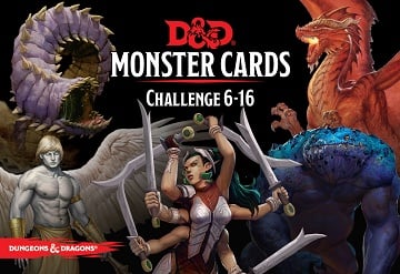Dungeons & Dragons 5E: Monster Cards - Challenge 6-16