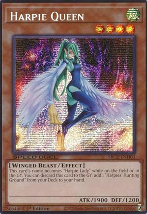 Harpie Queen (PSR) [SBC2-ENH03] Prismatic Secret Rare