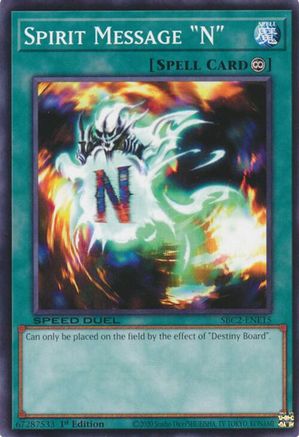 Spirit Message "N" [SBC2-ENE15] Common