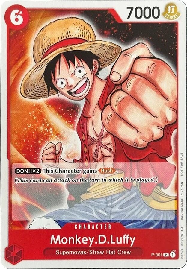 Monkey.D.Luffy [One Piece Demo Deck Cards]