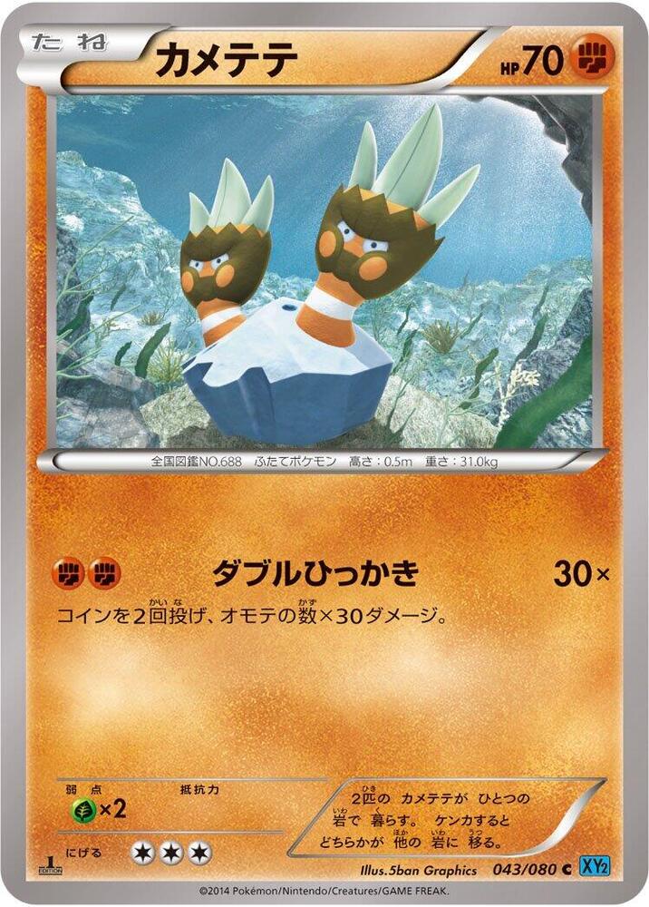 Binacle (043/080) [XY2: Wild Blaze]