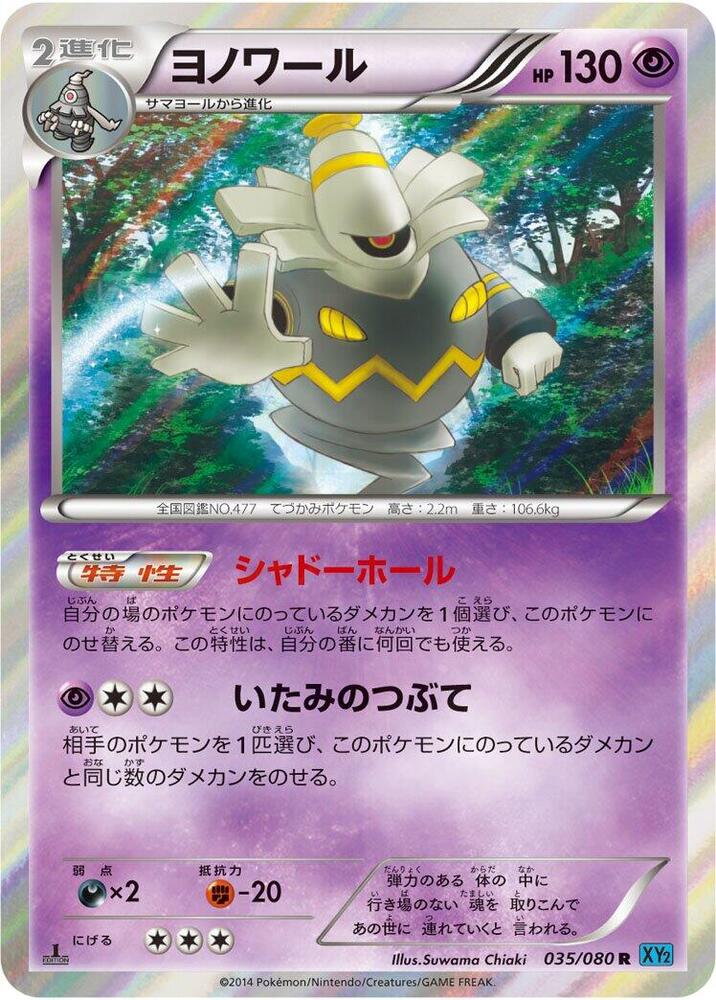 Dusknoir (035/080) [XY2: Wild Blaze]