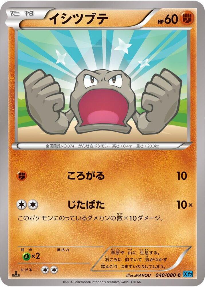 Geodude (040/080) [XY2: Wild Blaze]