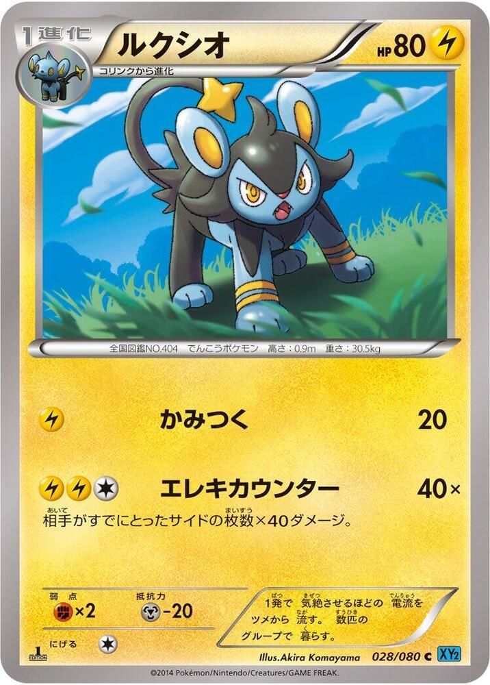 Luxio (028/080) [XY2: Wild Blaze]