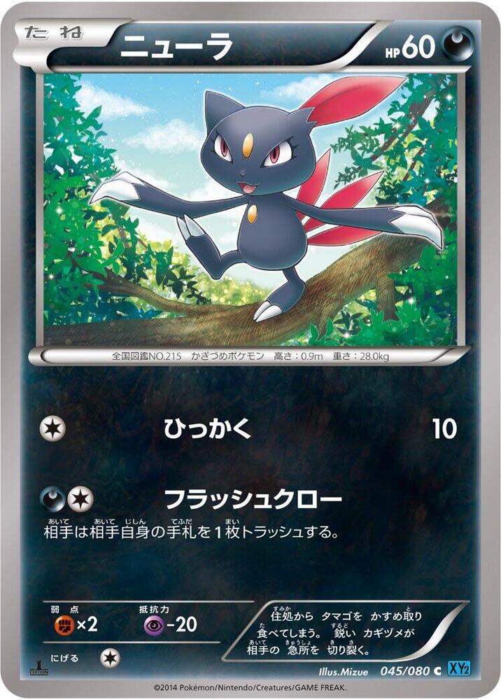Sneasel (045/080) [XY2: Wild Blaze]