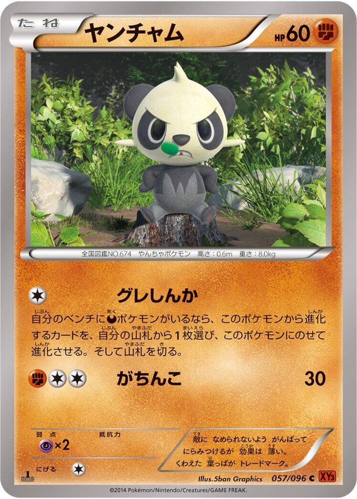 Pancham (057/096) [XY3: Rising Fist]