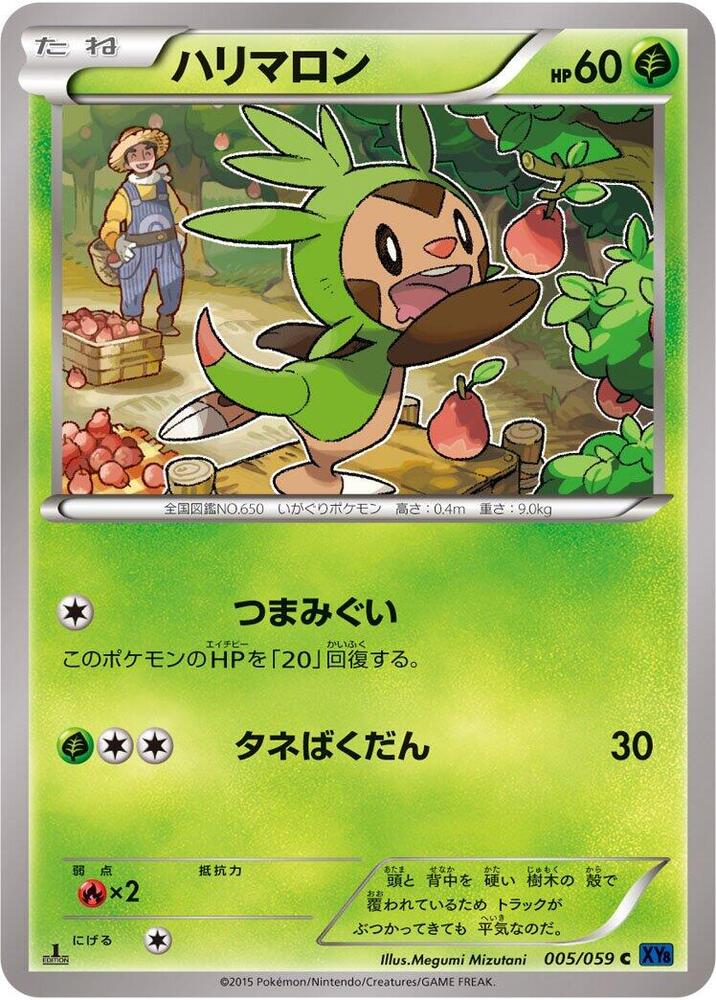Chespin (005/059) [XY8-Bb: Blue Shock]