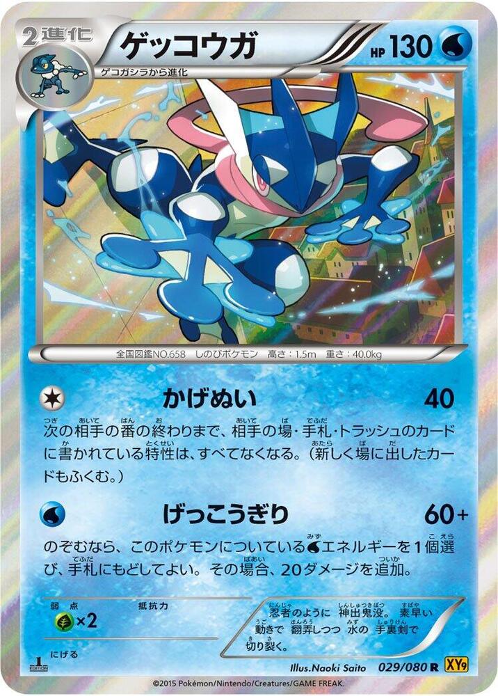 Greninja (029/080) [XY9: Rage of the Broken Heavens]