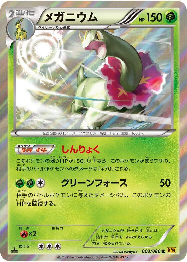 Meganium (003/080) [XY9: Rage of the Broken Heavens]