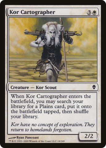 Kor Cartographer [Zendikar]