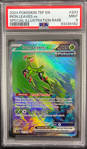 Iron Leaves (203/162) - Special Illustration Rare - PSA 9