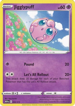 Jigglypuff (004/015) [McDonald's Promos 2024 Collection]