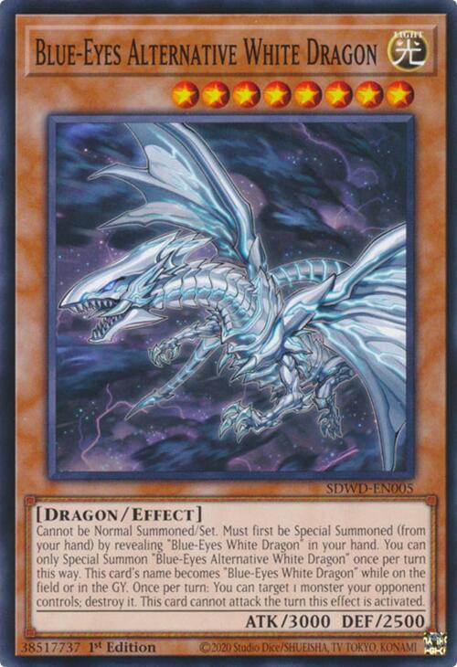 Blue-Eyes Alternative White Dragon [SDWD-EN005] Common