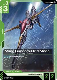 Wing Gundam (Bird Mode) (ST02-002) [Edition Beta]
