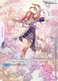 Overflowing Affection (U+) (GD01-118) [Edition Beta]