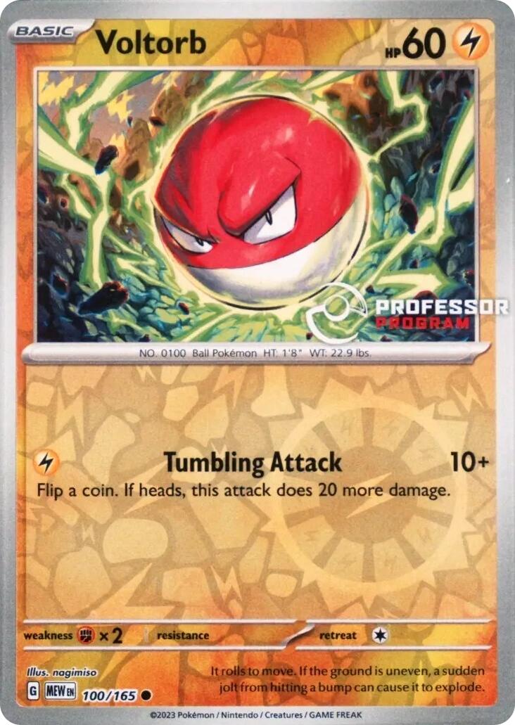 Voltorb (100/165) [Professor Program Promos]