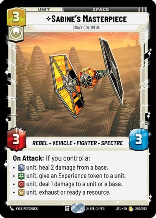 Sabine's Masterpiece - Crazy Colorful (250/262) (250/257) [Jump to Lightspeed]