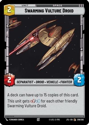 Swarming Vulture Droid (256/262) (256/257) [Jump to Lightspeed]