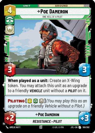 Poe Dameron - One Hell of a Pilot (100/262) (100/262) [Jump to Lightspeed]