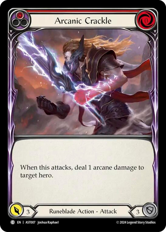 Arcanic Crackle (Red) [AST007] (Armory Deck: Aurora)