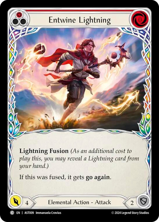 Entwine Lightning (Red) [AST009] (Armory Deck: Aurora)