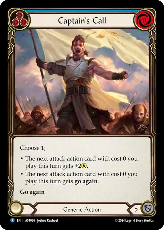 Captain's Call (Blue) [AST026] (Armory Deck: Aurora)