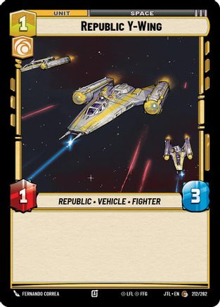 Republic Y-Wing (212/262) (212/262) [Jump to Lightspeed]