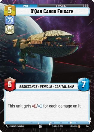 D'Qar Cargo Frigate (314) (Hyperspace) (314) [Jump to Lightspeed]