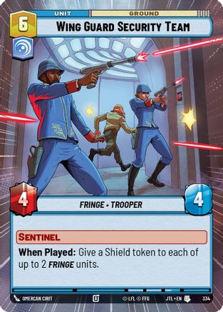 Wing Guard Security Team (334) (Hyperspace) (334) [Jump to Lightspeed]