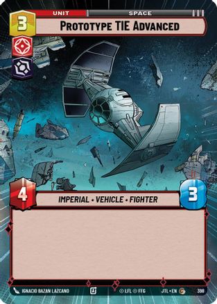 Prototype TIE Advanced (398) (Hyperspace) (398) [Jump to Lightspeed]