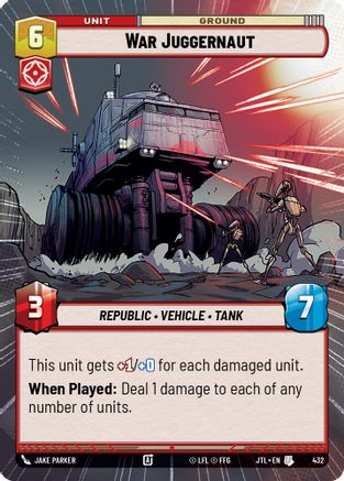War Juggernaut (432) (Hyperspace) (432) [Jump to Lightspeed]