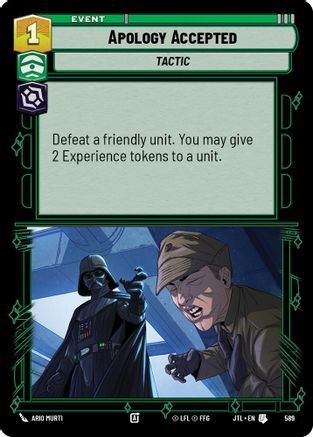 Apology Accepted (589) (589) [Jump to Lightspeed]
