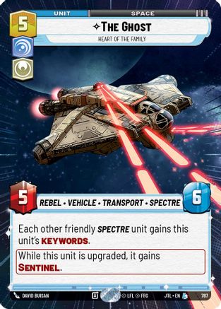 The Ghost - Heart of the Family (787) (Hyperspace Foil) (787) [Jump to Lightspeed]