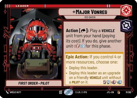 Major Vonreg - Red Baron (011/262) (011/262) [Jump to Lightspeed]