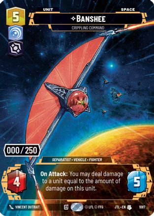 Banshee - Crippling Command (1087) (Serialized) (1087) [Jump to Lightspeed]